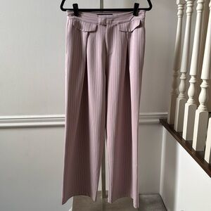 Lioness NYC pant in pink pinstripe sz S